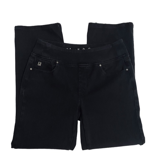 Kim Gravel Belle Flexibelle Believe In Your Own Beauty Black Jeans - Picture 2 of 16